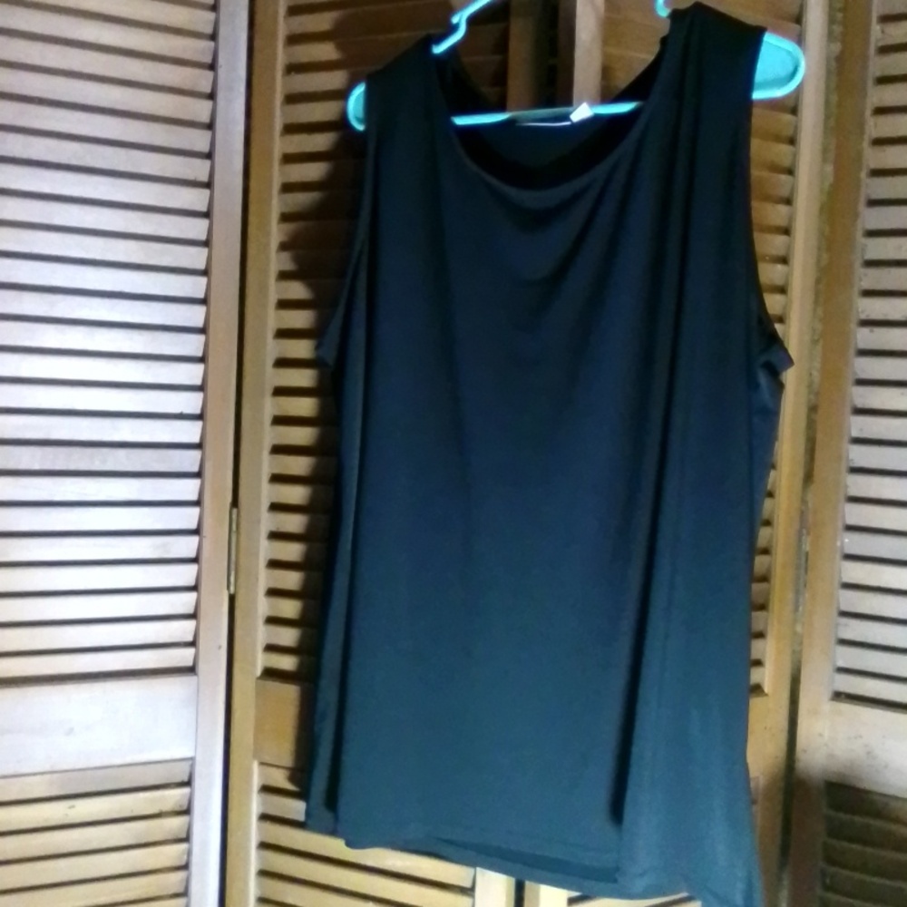 Susan Graver Classic Black Tank Top